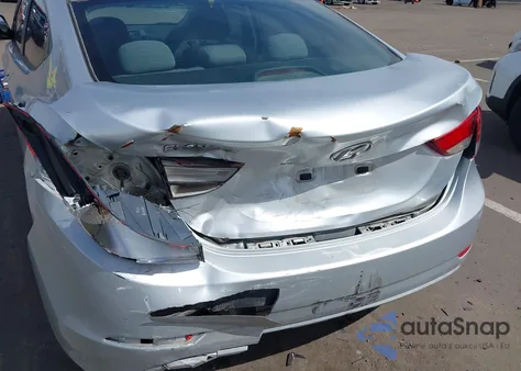 2014 Hyundai Elantra Se from USA, damaged, VIN 5NPDH4AE8EH522171